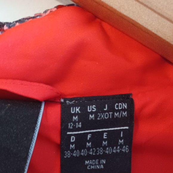 adidas Ivy Park Red Sequin Jacket - Picture 3 of 8